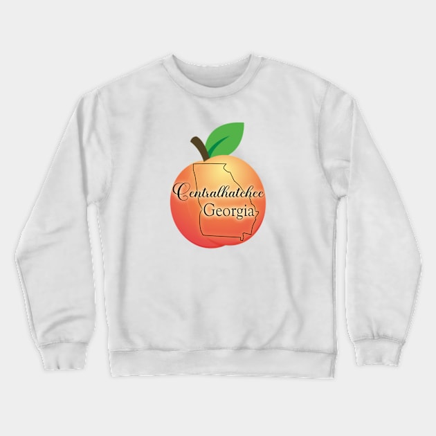 Centralhatchee Georgia Crewneck Sweatshirt by Silver Pines Art